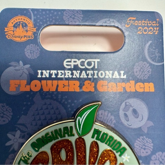 NWT. Disney Pin. Epcot 2024 flower and garden festival. Orangebird pin - Picture 3 of 8